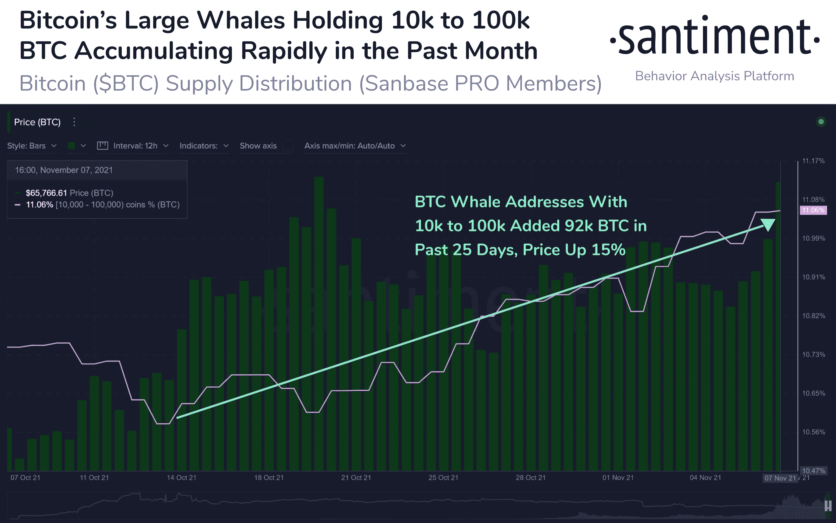 Bitcoin Whale Accumulation 1 min