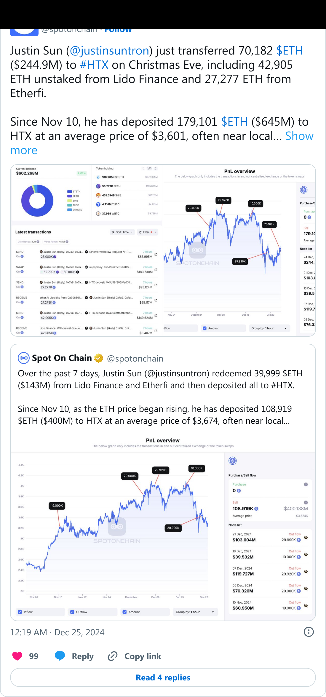 justin sun ethereum taşıdı