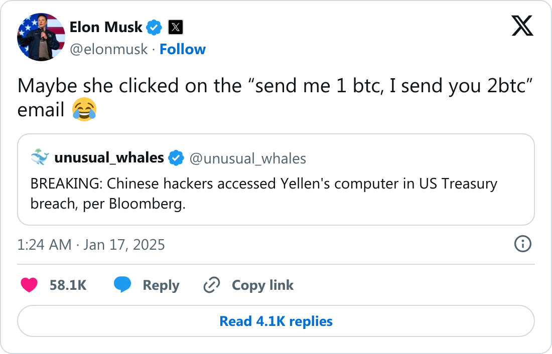 Elon Musk'ın tweeti