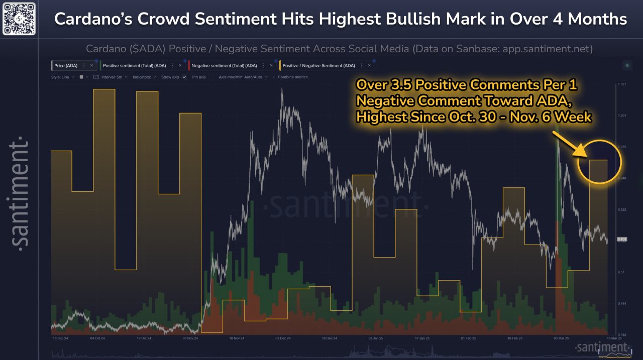 Cardano piyasa duyarlılığı